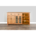 Sunny Designs 80" Transitional Wood Buffet Rustic Oak - Bed & Sofa Hub
