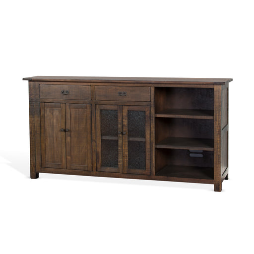 Sunny Designs 80" Transitional Wood Buffet Tobacco Leaf - Bed & Sofa Hub