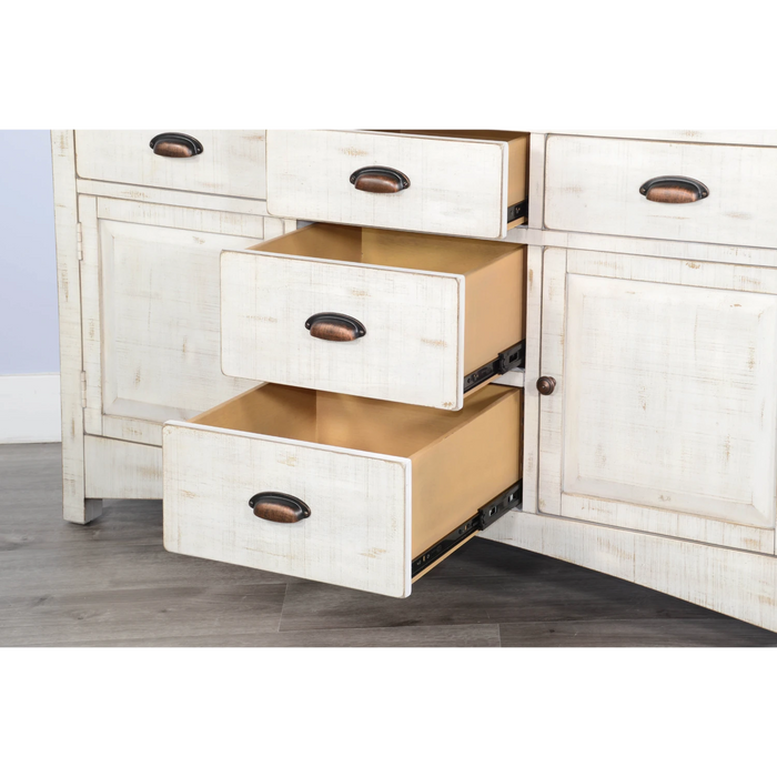 Sunny Designs White Sand Server White Sand - Bed & Sofa Hub