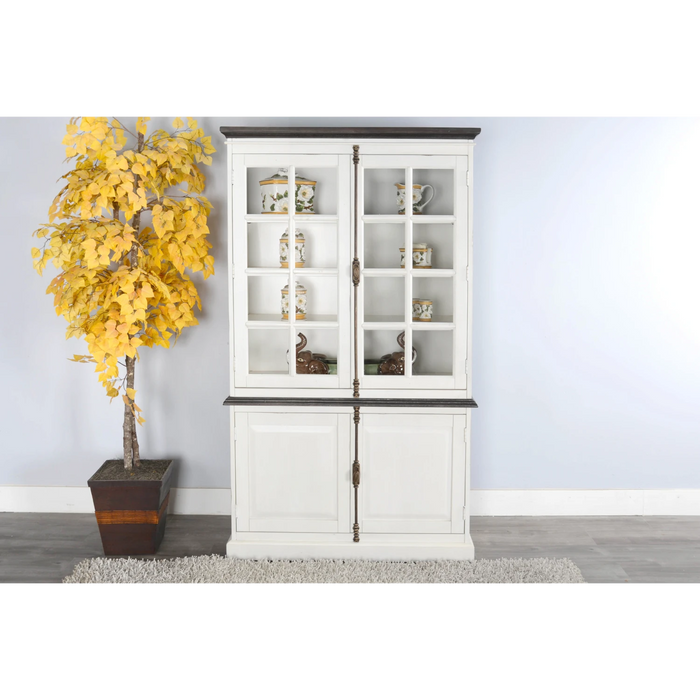 Sunny Designs Buffet Hutch Cabinet European Cottage - Bed & Sofa Hub