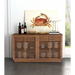 Zuo Linea Credenza Walnut - Bed & Sofa Hub