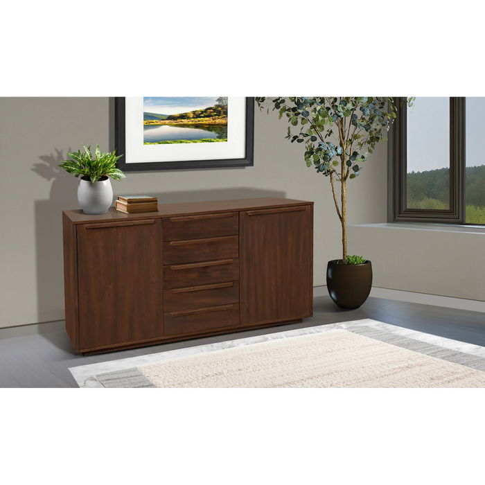 Sunny Designs Noah Server Coffee Bean - Bed & Sofa Hub