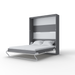 Maxima House Murphy bed Vertical European Queen with mattress and LED included INVENTO IN-14WLED - Bed & Sofa Hub