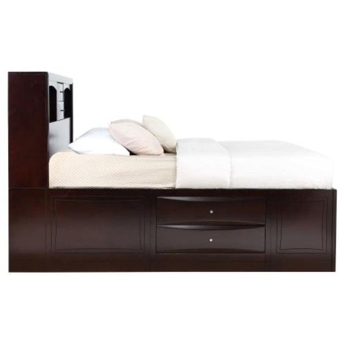 Coaster Phoenix 5-piece Bedroom Set Cappuccino - Bed & Sofa Hub