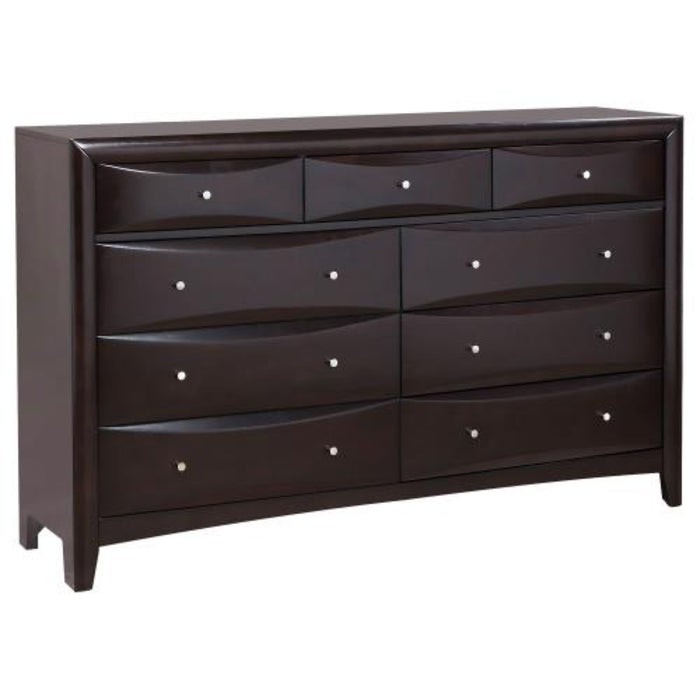 Coaster Phoenix 5-piece Bedroom Set Cappuccino - Bed & Sofa Hub