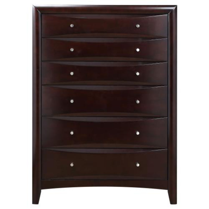 Coaster Phoenix 5-piece Bedroom Set Cappuccino - Bed & Sofa Hub
