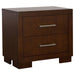 Coaster Jessica 4-piece LED Bedroom Set Cappuccino - Bed & Sofa Hub