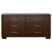 Coaster Jessica 4-piece LED Bedroom Set Cappuccino - Bed & Sofa Hub
