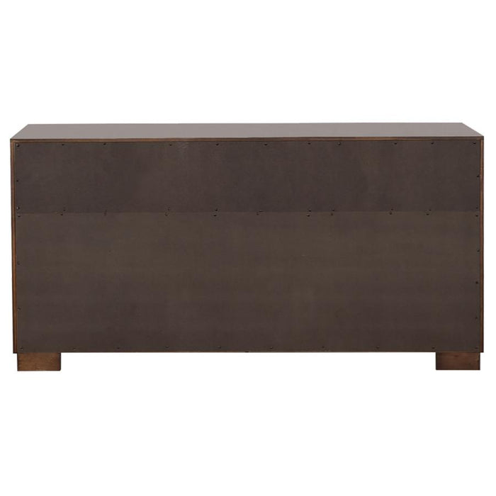 Coaster Jessica 4-piece LED Bedroom Set Cappuccino - Bed & Sofa Hub