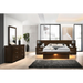 Coaster  Jessica 5-piece LED Bedroom Set Cappuccino - Bed & Sofa Hub