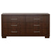 Coaster  Jessica 5-piece LED Bedroom Set Cappuccino - Bed & Sofa Hub
