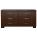 Coaster Jessica 5-piece LED Bedroom Set Cappuccino - Bed & Sofa Hub