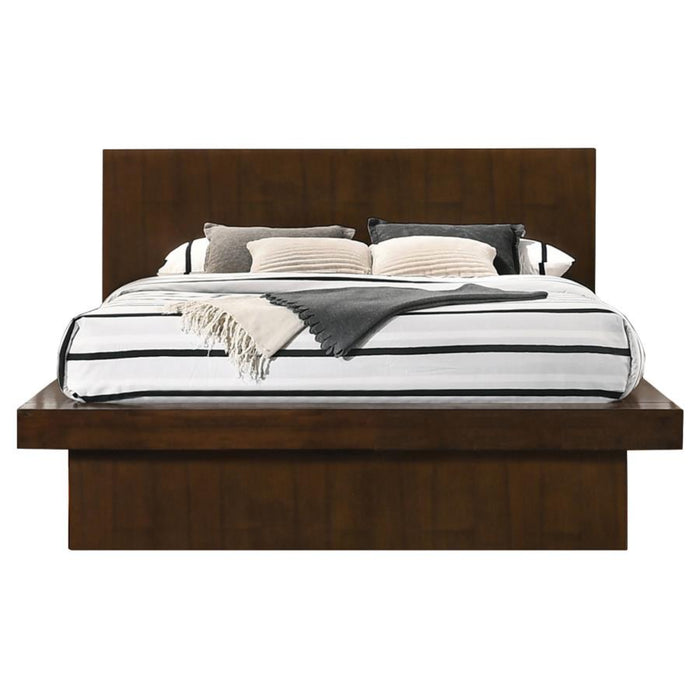 Coaster Jessica 6-piece LED Bedroom Set Cappuccino - Bed & Sofa Hub