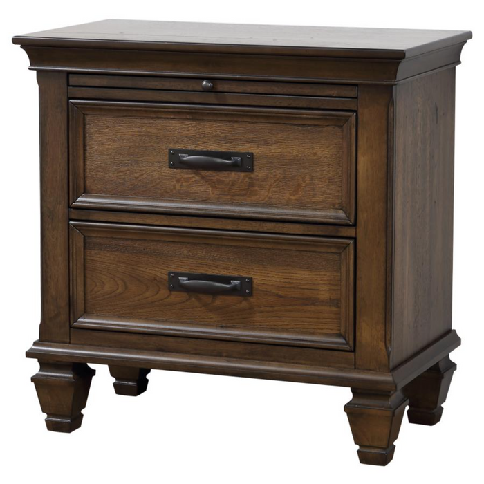 Coaster Devon 5-piece Bedroom Set Burnished Oak - Bed & Sofa Hub