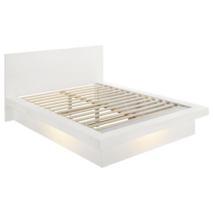 Coaster Jessica 4-piece LED Bedroom Set Cream White - Bed & Sofa Hub