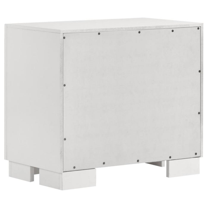 Coaster Jessica 4-piece LED Bedroom Set Cream White - Bed & Sofa Hub