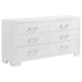 Coaster Jessica 4-piece LED Bedroom Set Cream White - Bed & Sofa Hub