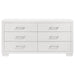 Coaster Jessica 4-piece LED Bedroom Set Cream White - Bed & Sofa Hub