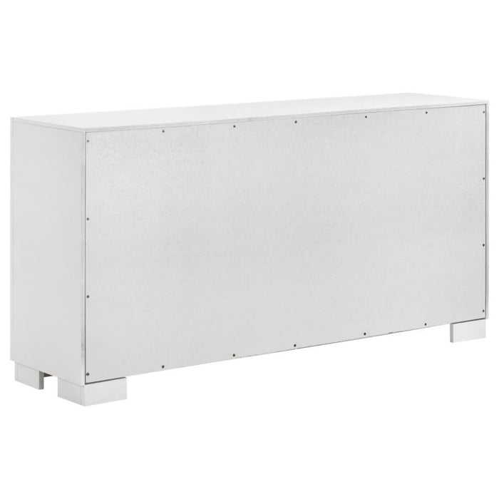 Coaster Jessica 4-piece LED Bedroom Set Cream White - Bed & Sofa Hub