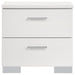 Coaster Felicity 4-piece Bedroom Set White High Gloss - Bed & Sofa Hub