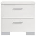 Coaster  Felicity 5-piece Bedroom Set White High Gloss - Bed & Sofa Hub