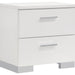 Coaster  Felicity 5-piece Bedroom Set White High Gloss - Bed & Sofa Hub