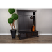 Sunny Designs Dakota Entry Locker Hall Tree Black Walnut - Bed & Sofa Hub