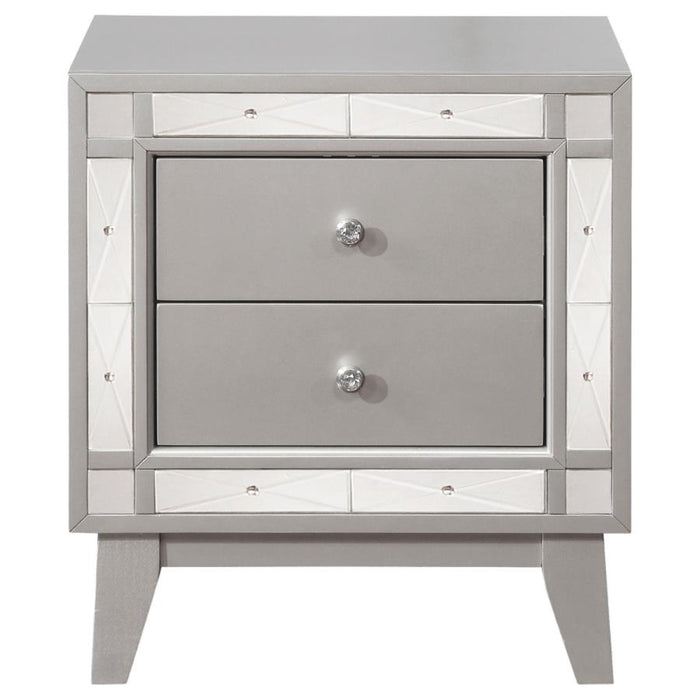 Coaster Leighton 5-piece Bedroom Set Metallic Mercury - Bed & Sofa Hub