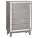 Coaster Leighton 5-piece Bedroom Set Metallic Mercury - Bed & Sofa Hub