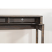 Sunny Designs Console Table with USB Power Pack Tobacco Leaf - Bed & Sofa Hub