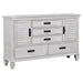 Coaster Franco 4-piece Bedroom Set Distressed White - Bed & Sofa Hub
