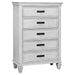 Coaster Franco 5-piece Bedroom Set Distressed White - Bed & Sofa Hub