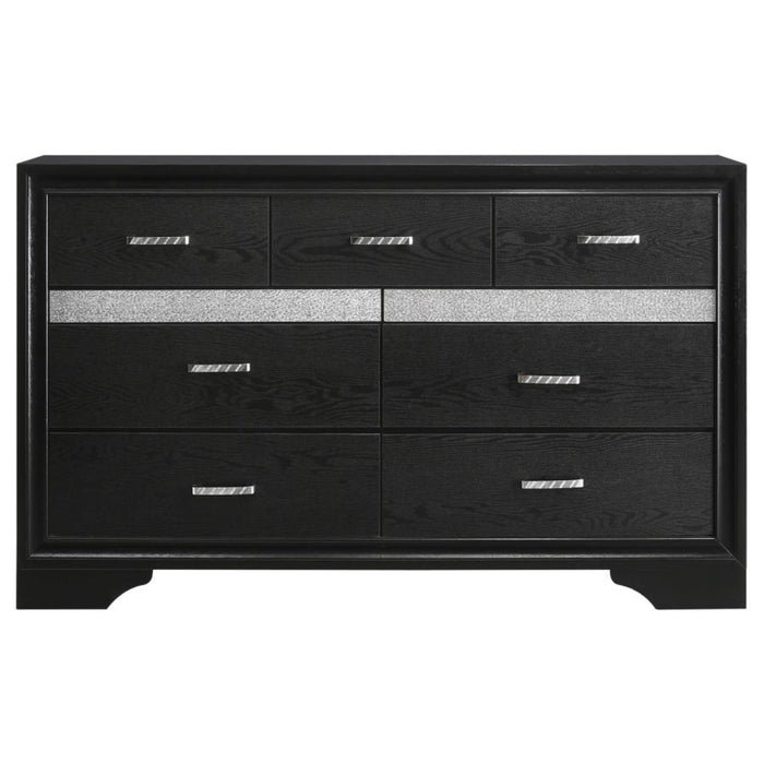 Coaster Miranda 5-piece Bedroom Set Black - Bed & Sofa Hub