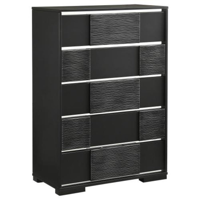 Coaster Blacktoft 5-piece Bedroom Set Black - Bed & Sofa Hub