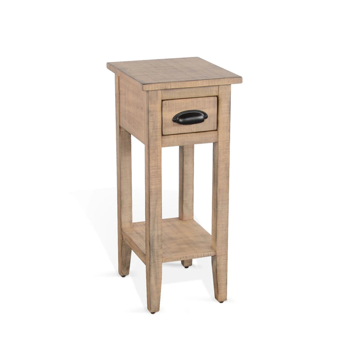 Sunny Designs Chair Side Table Beach Pebble - Bed & Sofa Hub