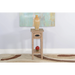 Sunny Designs Chair Side Table Beach Pebble - Bed & Sofa Hub