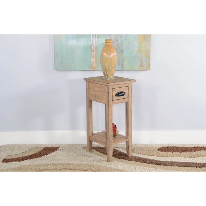 Sunny Designs Chair Side Table Beach Pebble - Bed & Sofa Hub