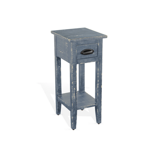 Sunny Designs Chair Side Table Ocean Blue - Bed & Sofa Hub