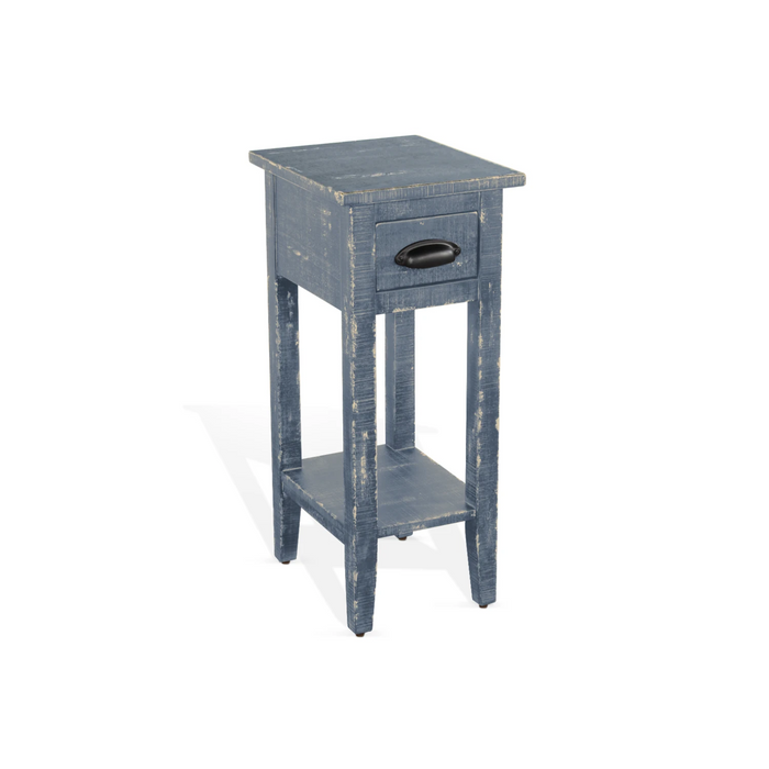 Sunny Designs Chair Side Table Ocean Blue - Bed & Sofa Hub