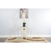 Sunny Designs Chair Side Table White Sand - Bed & Sofa Hub