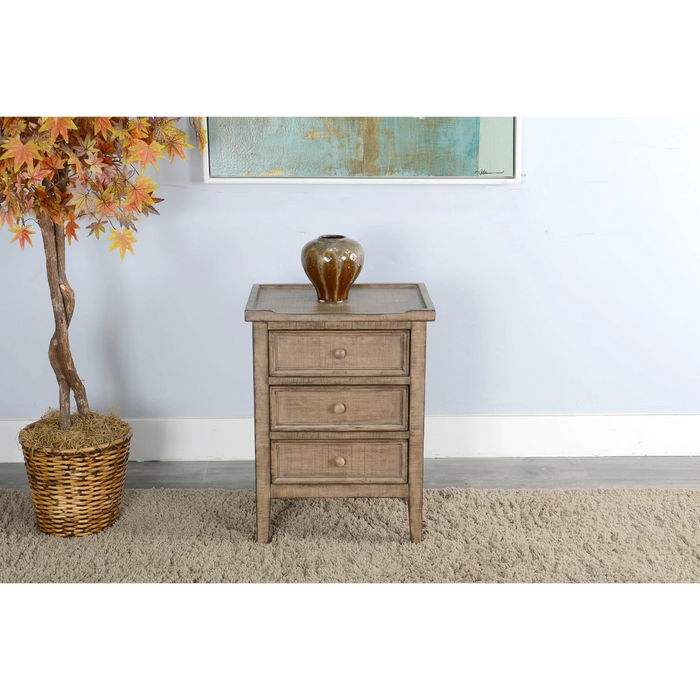 Sunny Designs End Table Beach Pebble - Bed & Sofa Hub