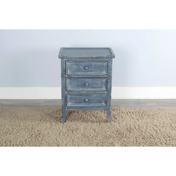 Sunny Designs End Table Ocean Blue - Bed & Sofa Hub