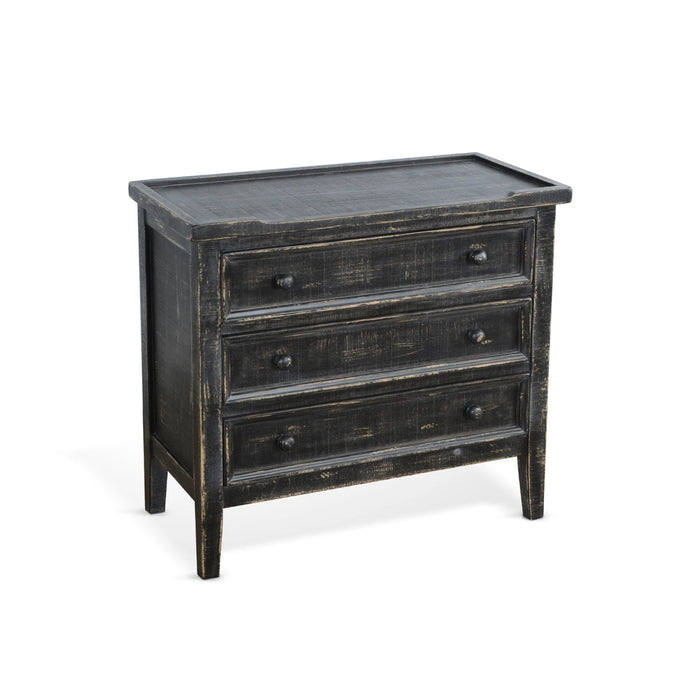Sunny Designs Side Chest Black Sand - Bed & Sofa Hub