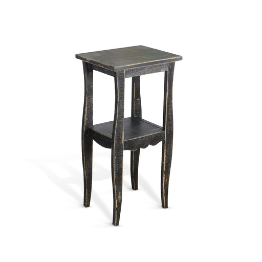 Sunny Designs Tier End Table Black Sand - Bed & Sofa Hub