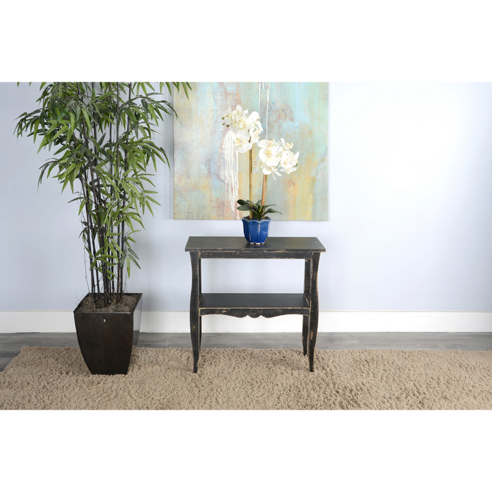 Sunny Designs Black Sand Side Table - Bed & Sofa Hub