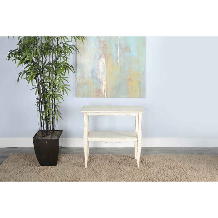 Sunny Designs  Side Table White Sand - Bed & Sofa Hub