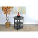 Sunny Designs Side Table Black Sand - Bed & Sofa Hub