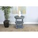 Sunny Designs Side Table Ocean Blue - Bed & Sofa Hub