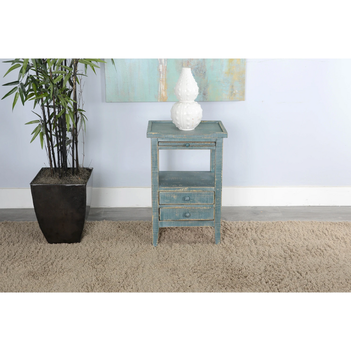 Sunny Designs Side Table Sea Grass - Bed & Sofa Hub