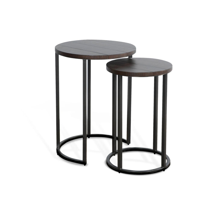 Sunny Designs Nesting Table Set Tobacco Leaf - Bed & Sofa Hub